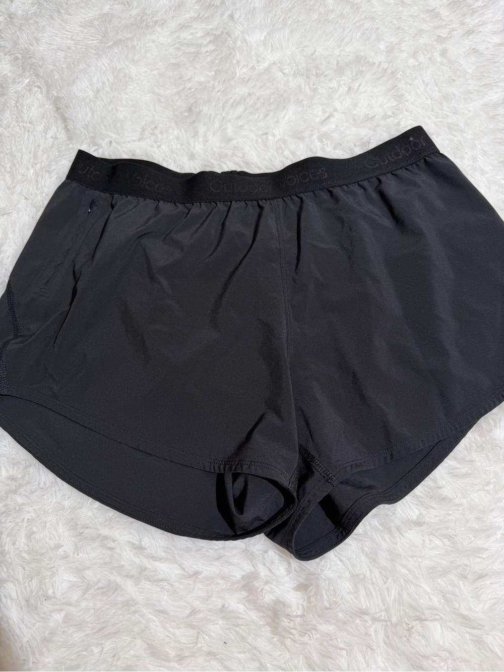 Outdoor Voices XL Black Women's Active Shorts Pockets Workout Exercise Running